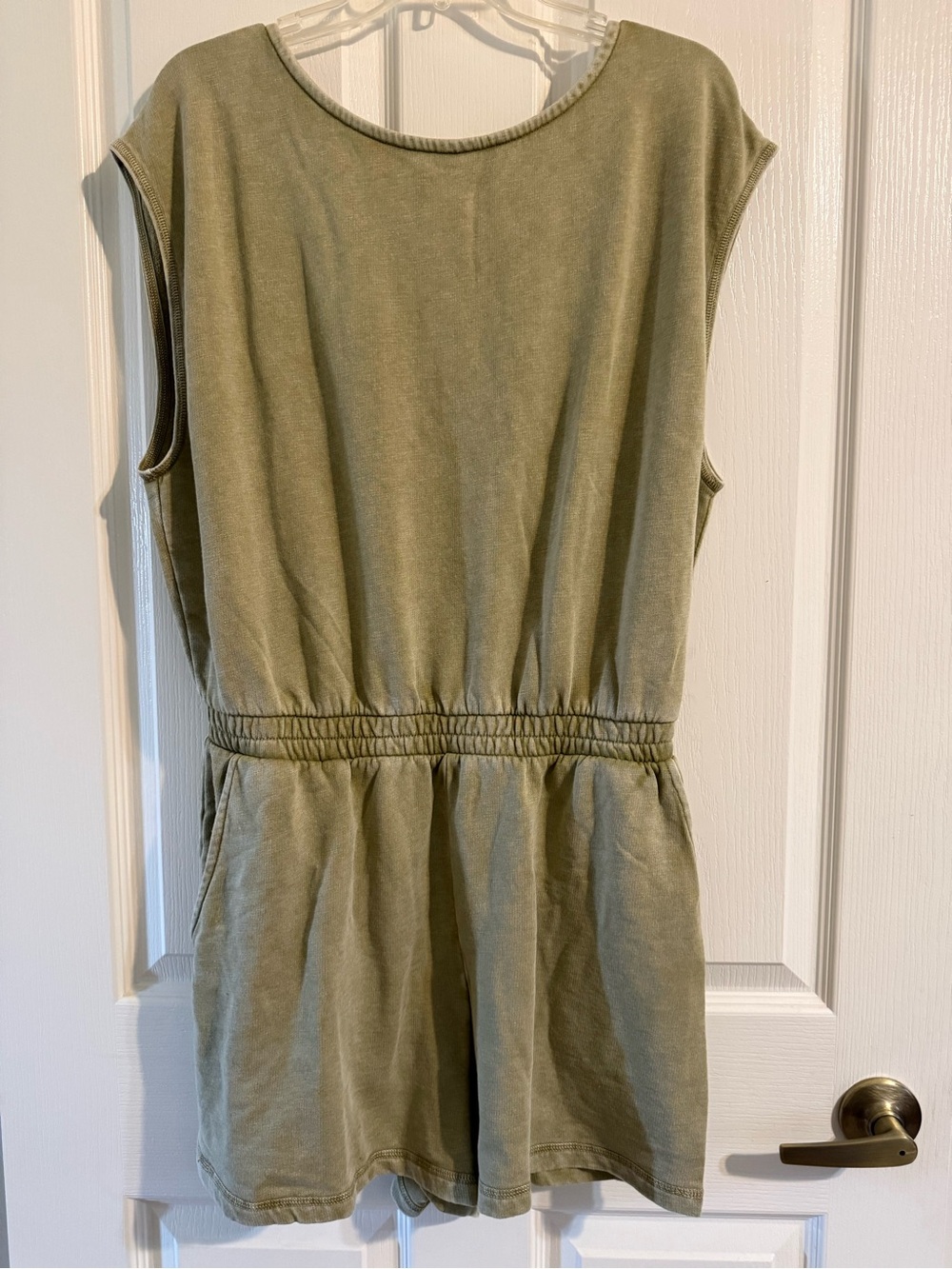 American Eagle Womens Large Olive Green Pull-On Romper